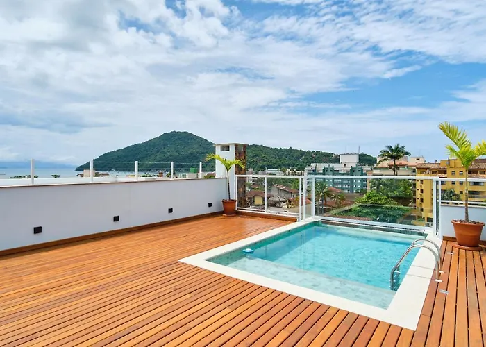 Novo 300M Da Orla Em Ubatuba - Wi-Fi E Piscina Apartamento